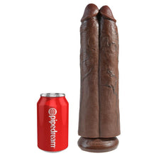 Load image into Gallery viewer, King Cock Two Cocks One Hole 11&quot;  Dildo
